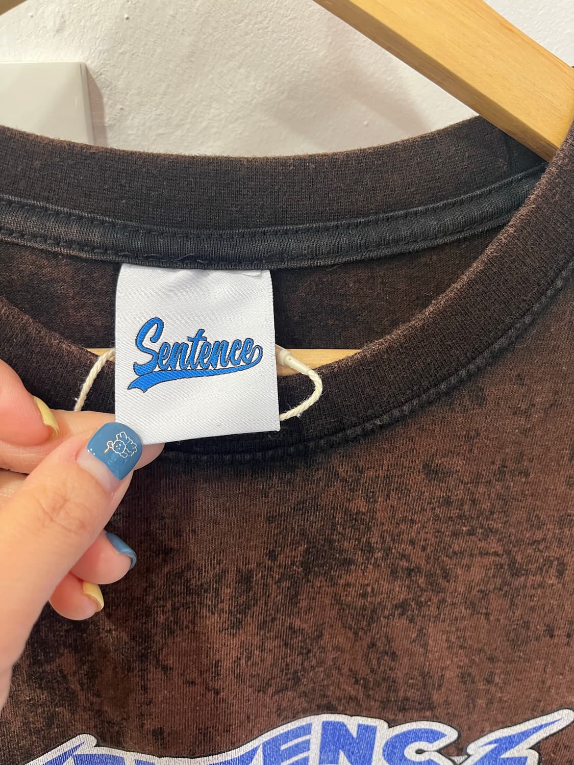 [XL/오버핏] 센텐스 빈티지 워싱 그래픽 티셔츠 상품이미지3