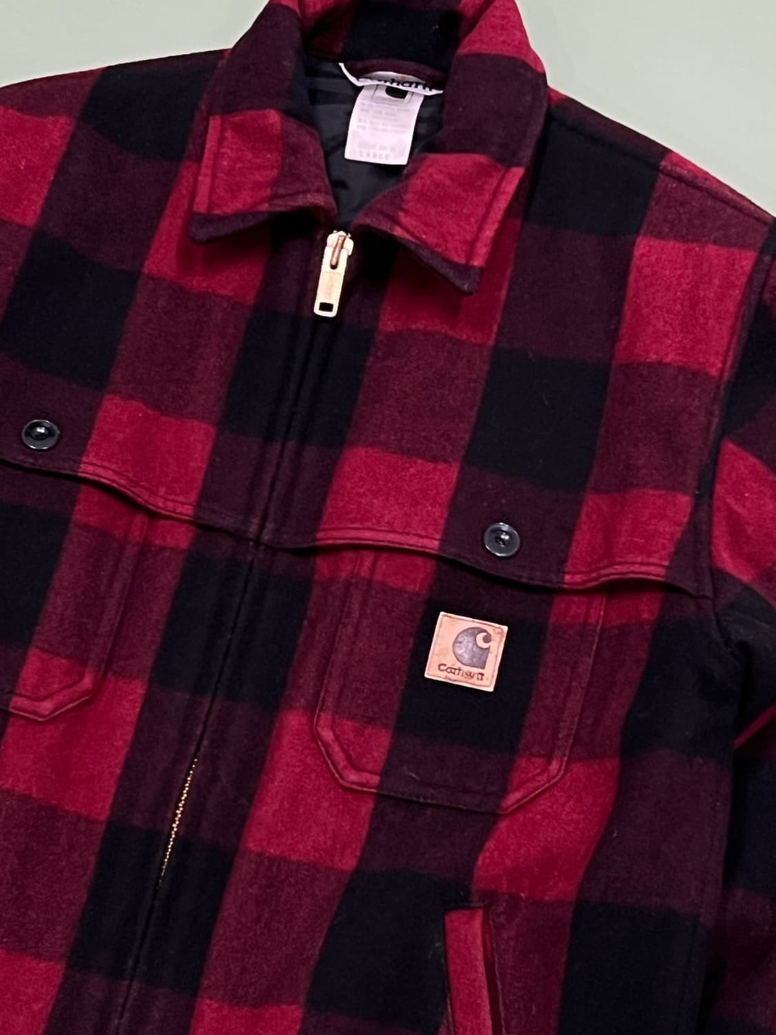 (L) 칼하트 버팔로 체크 울 워크 자켓 상품이미지3