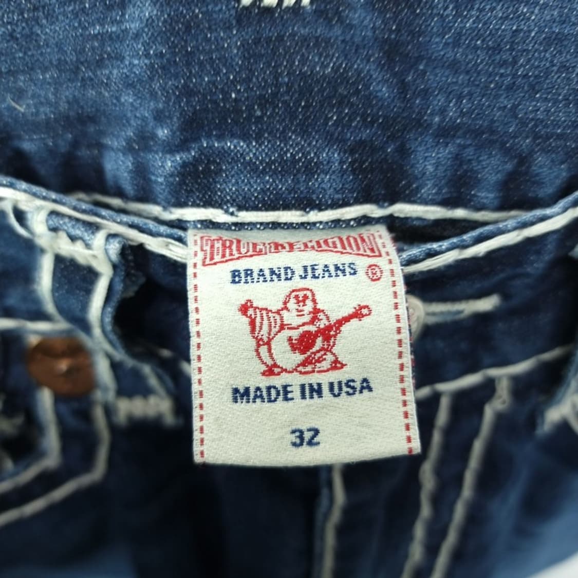 [트루릴리전] Y2K 빈티지 스티치 데님 팬츠 청바지 M19117 상품이미지7