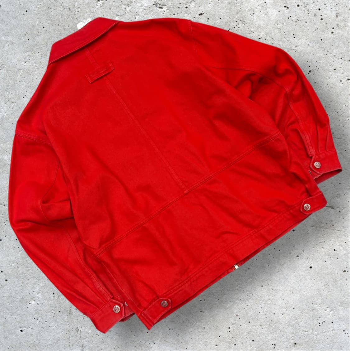 [100] SAINT SAENS 빈티지 레드 컬러 자켓 B547 상품이미지2