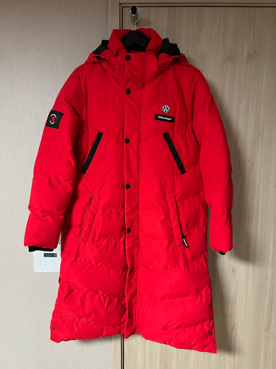 [95] 폭스바겐 롱패딩 레드 상품이미지1