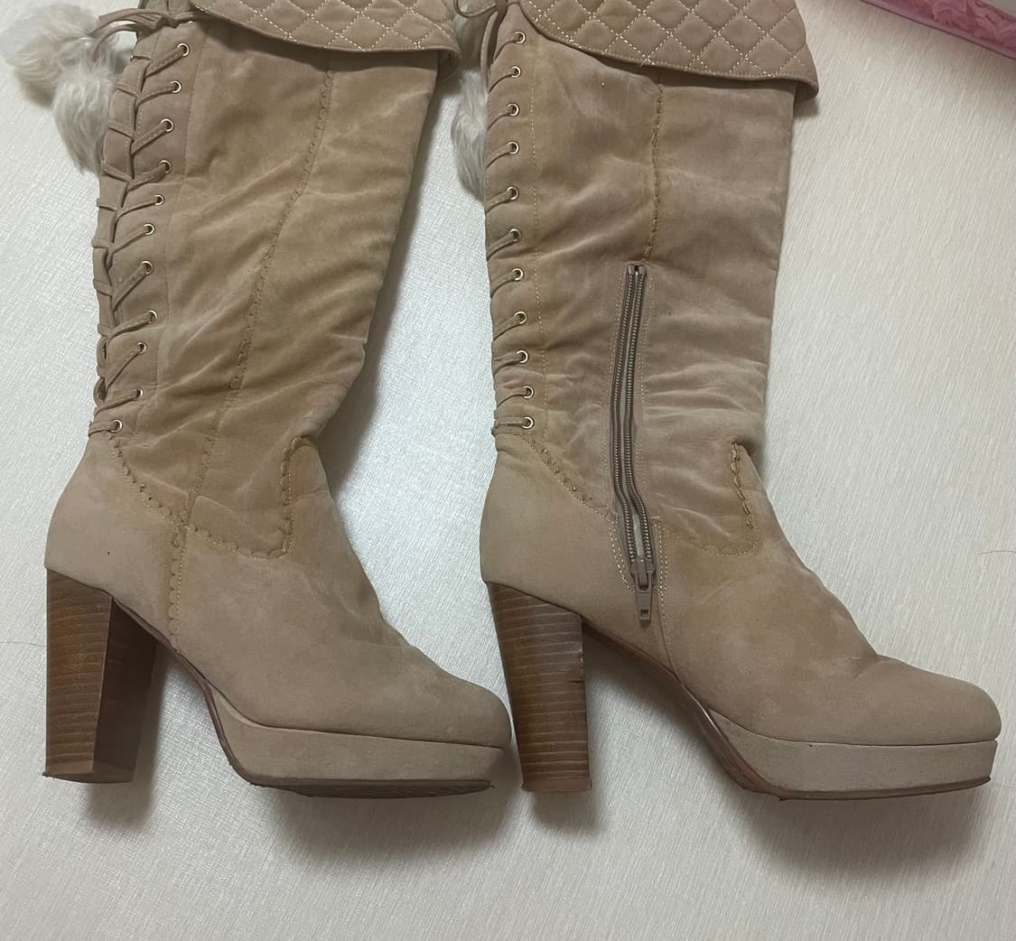 (교환) 리즈리사 라떼갸루 폼폼이 니하이부츠 롱부츠 L 상품이미지8