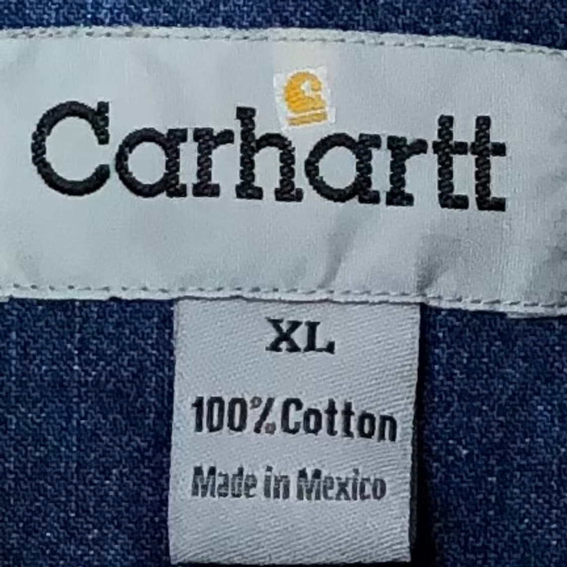 XL 칼하트 데님 셔츠 상품이미지3