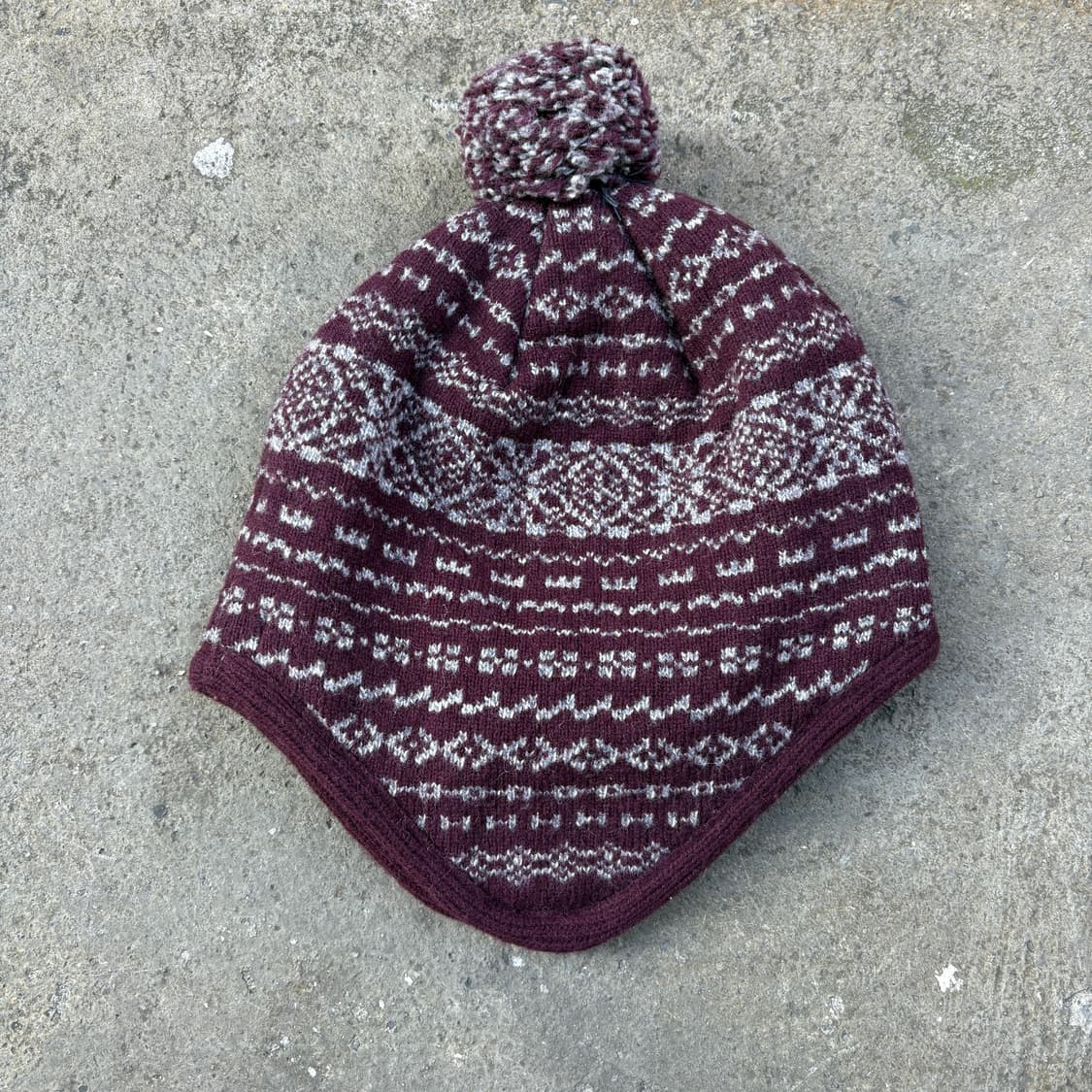 Aigle 에이글 이어플랩 방울 비니 상품이미지2