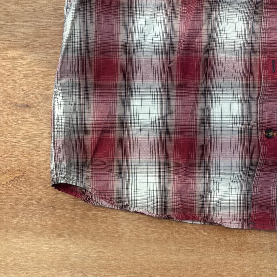  Carhartt Vintage Red Plaid Work Shirt   상품이미지3