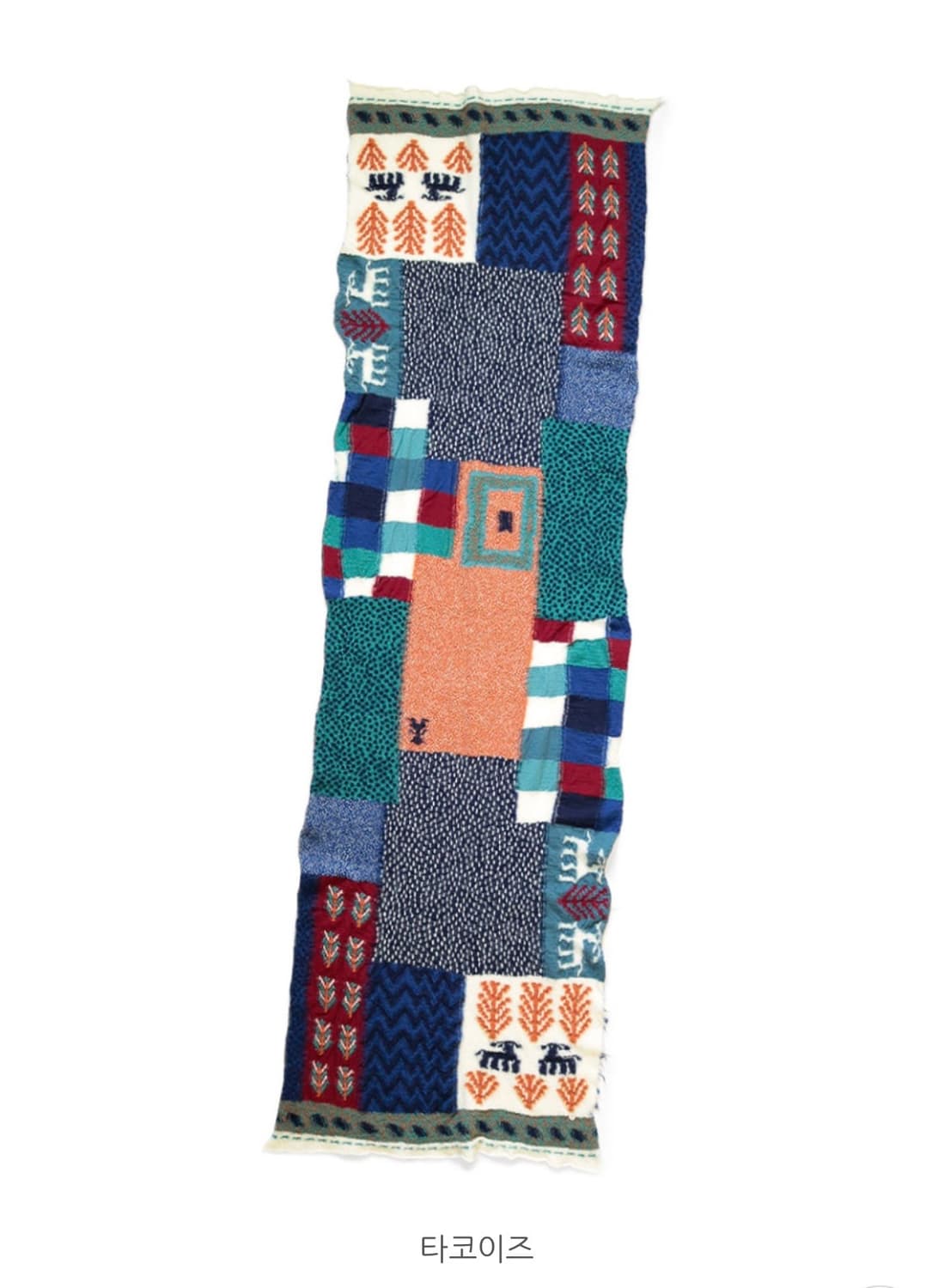 캐피탈 KAPITAL 축융양털 마을 가베 머플러 상품이미지2