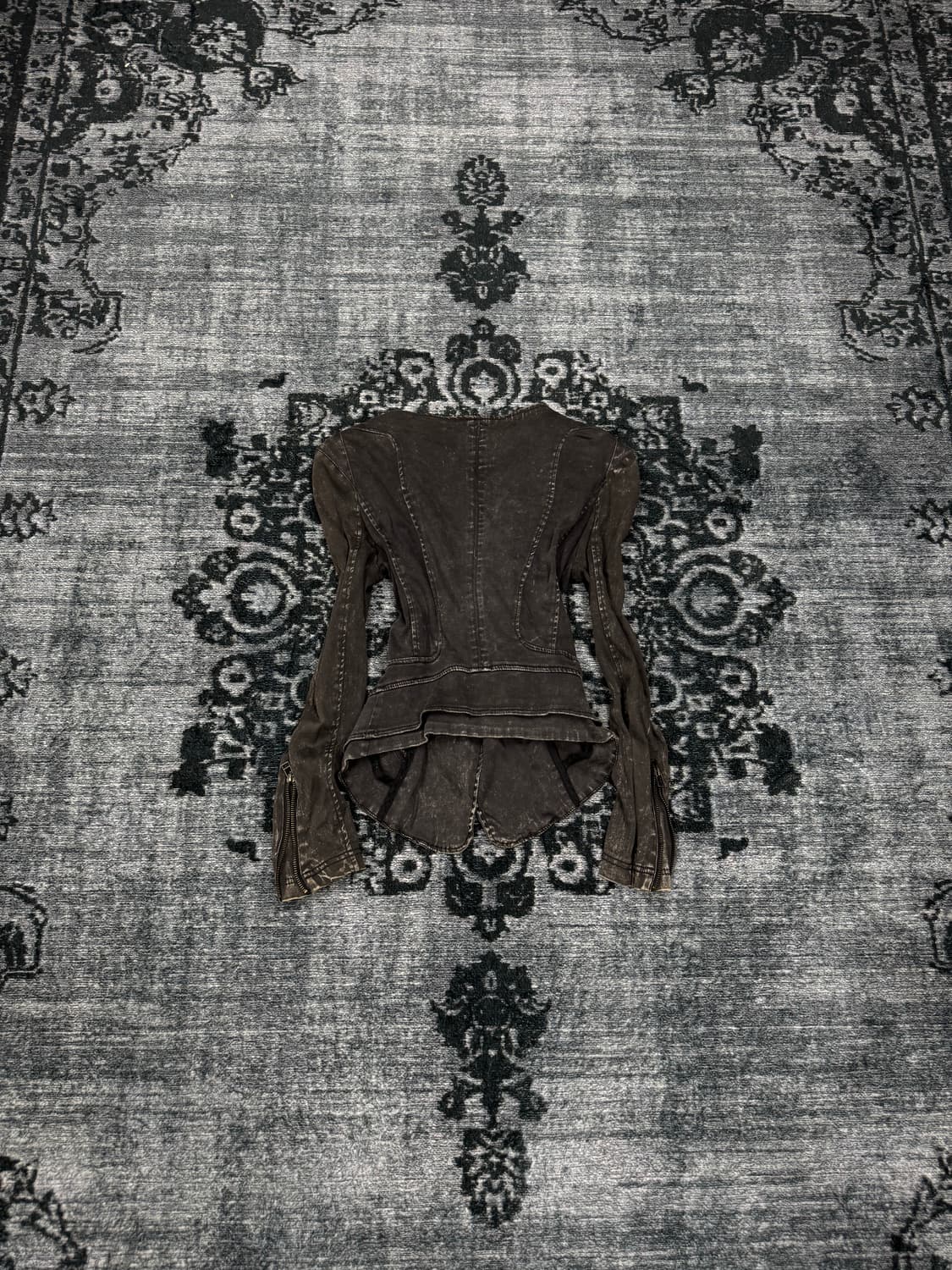 Papaya y2k rust washing cotton rider jac 상품이미지6