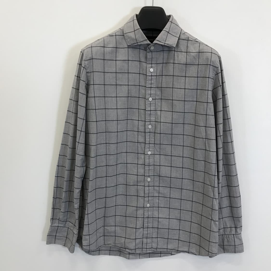 마시모두띠 그레이 체크셔츠 [L] 상품이미지1