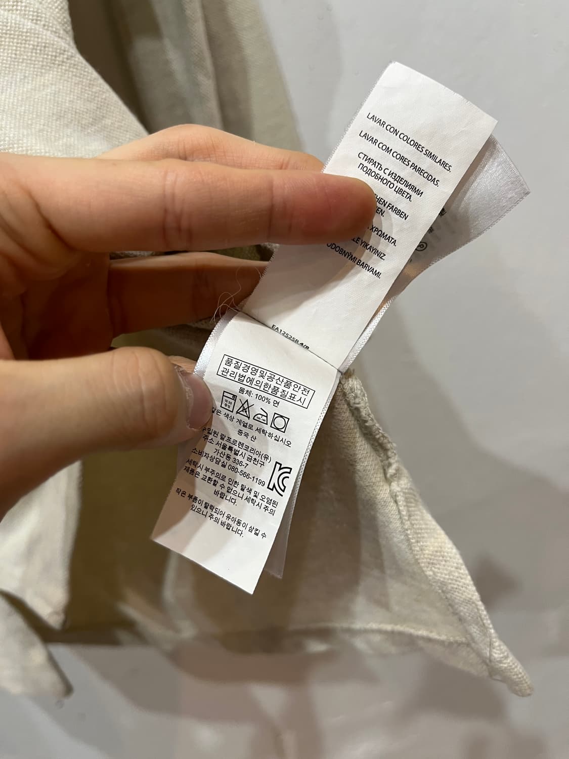 폴로 빅포니 롱슬리브 PK티셔츠 오트밀 상품이미지6