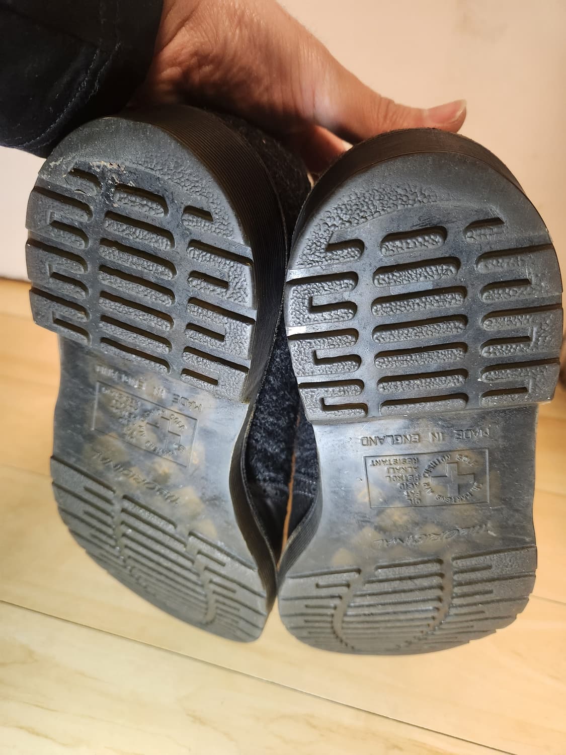 닥터마틴×해리스트위드 콜라보 대넌 브로그 윙팁 260 상품이미지8