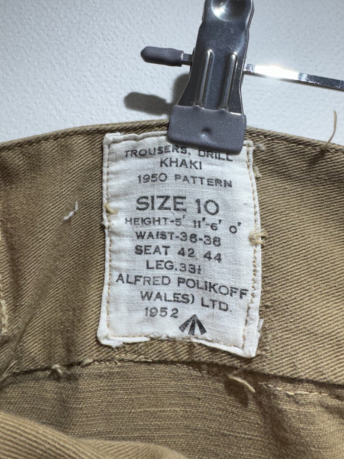 초레어* 50s 영국군 구르카 트라우저 상품이미지8