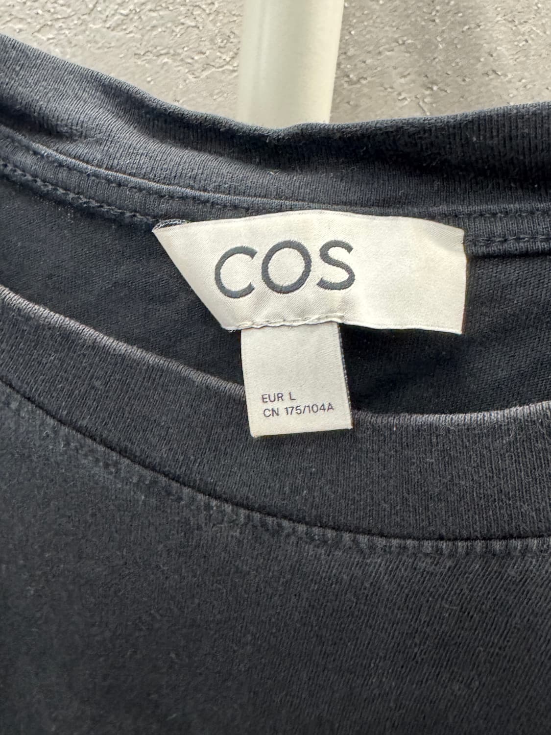 COS 코스 블랙 반팔 티셔츠 L 상품이미지3