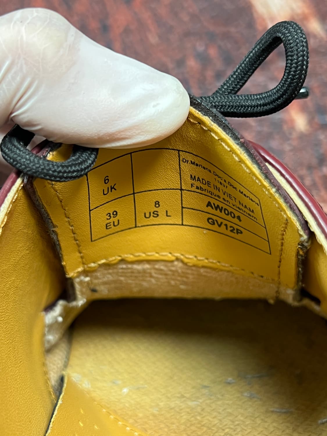 [39] 닥터마틴 1461 스무스 3홀 로퍼 체리레드 상품이미지8