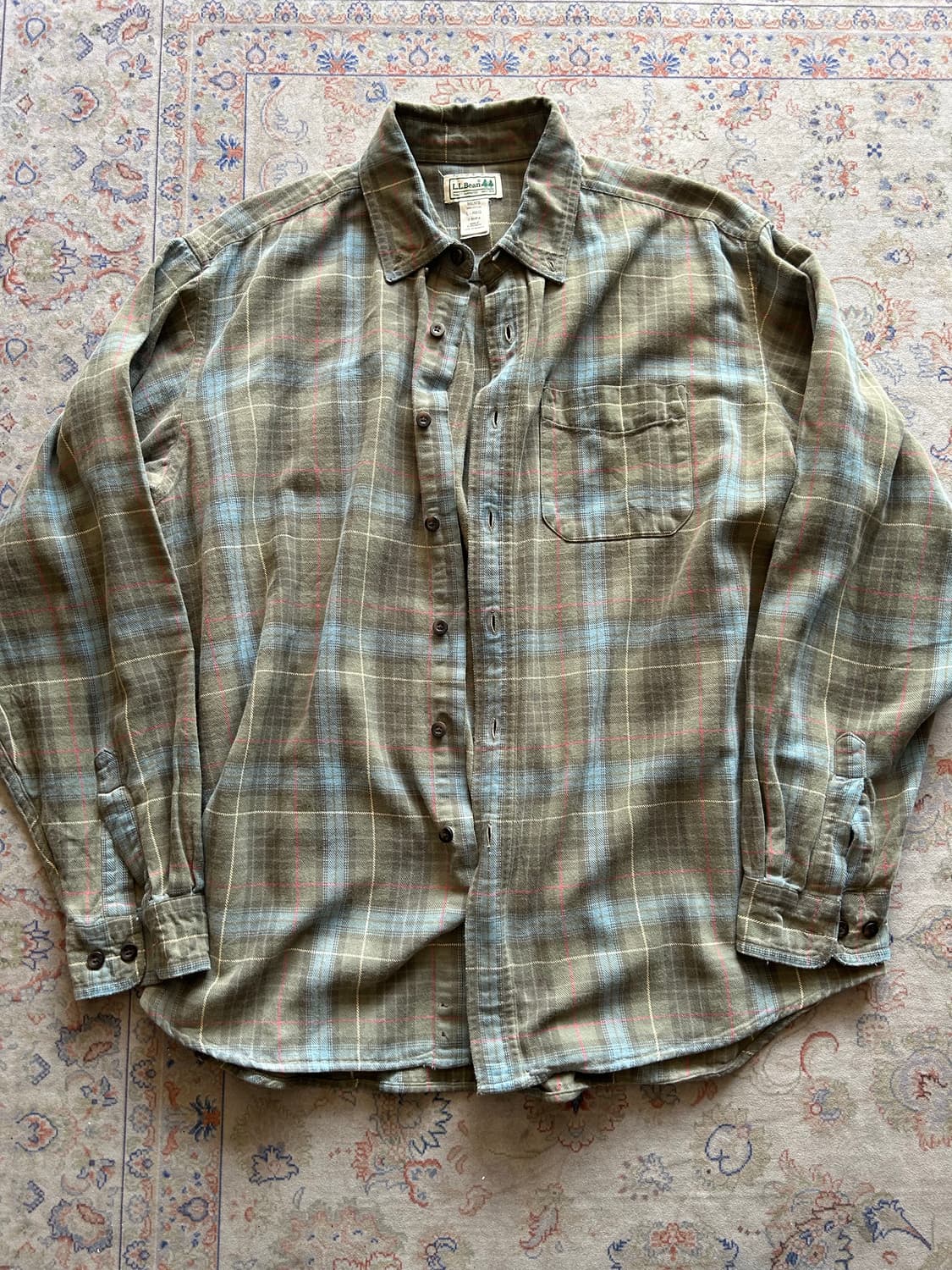 LL.Bean 엘엘빈 체크셔츠 상품이미지1