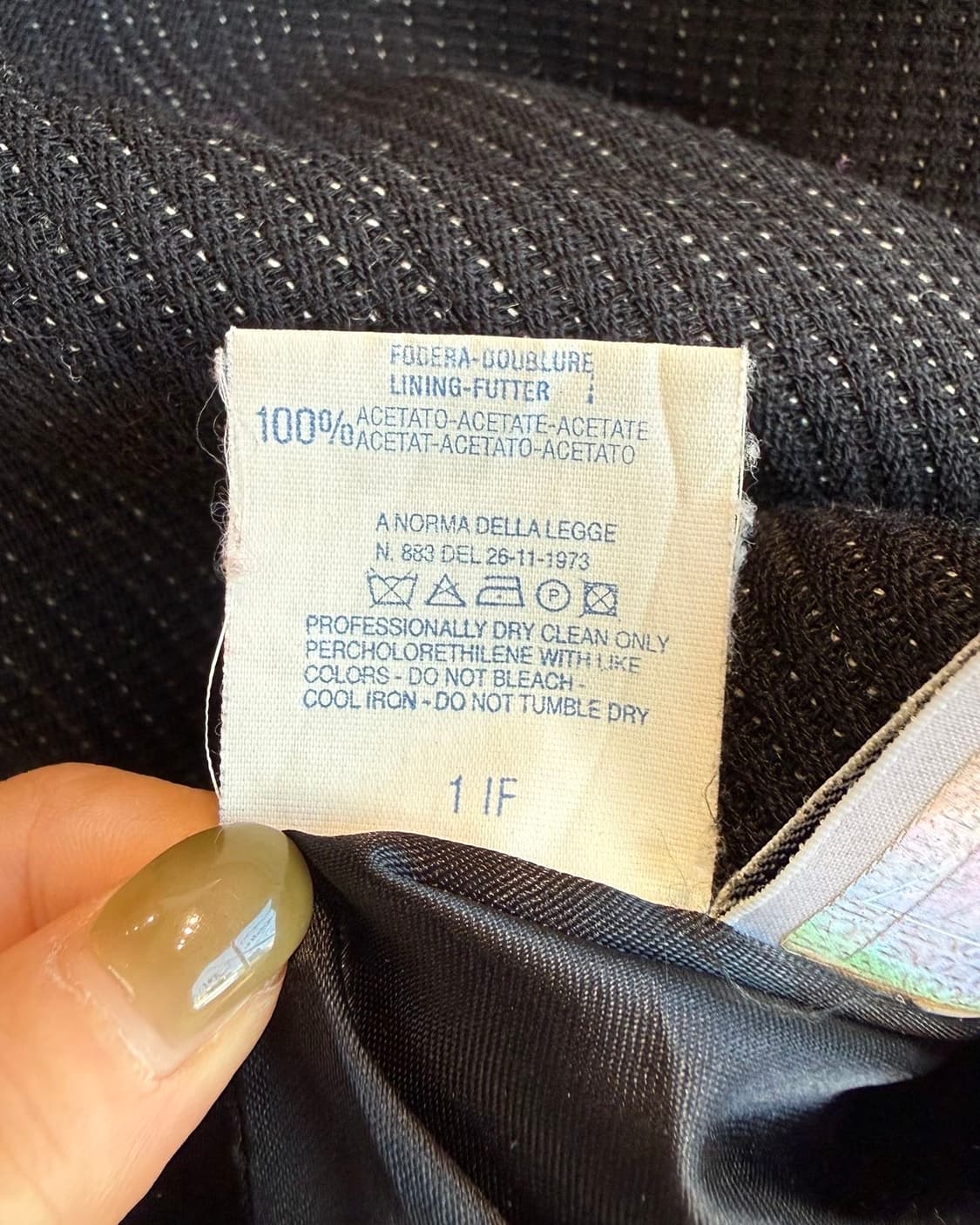 베르사체 진스 쿠튀르 블랙 4b 블레이저 자켓  상품이미지10