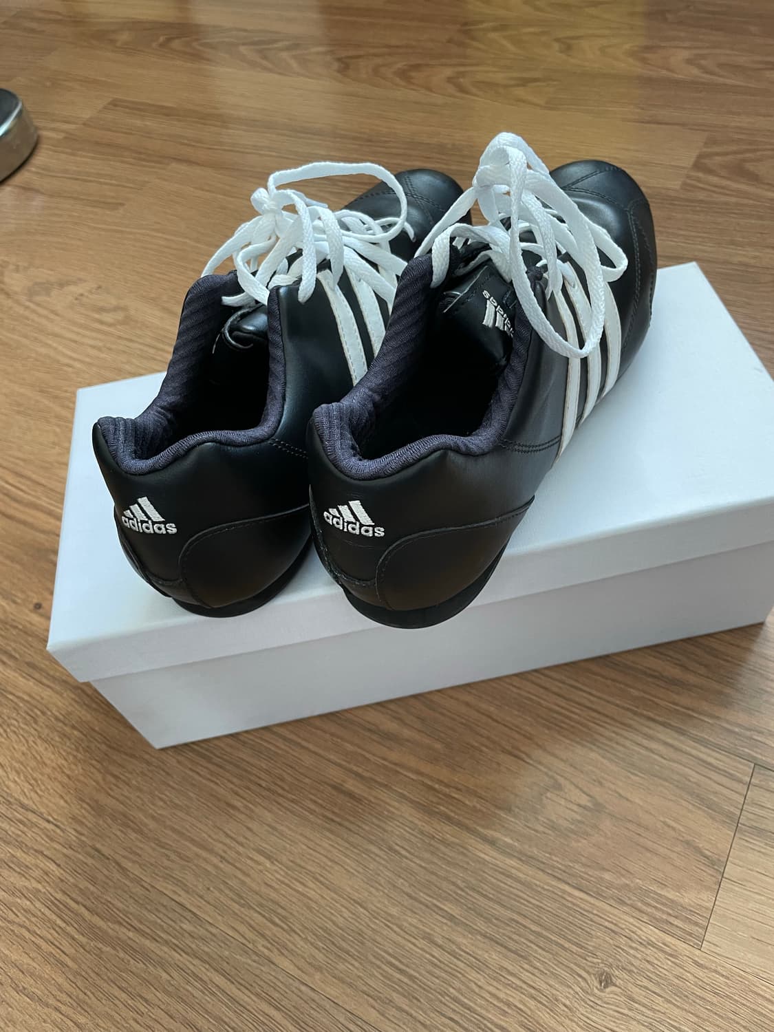 빈티지 아디다스 아스트로그래버 스타일 블랙 레더 가죽 스니커즈 상품이미지2