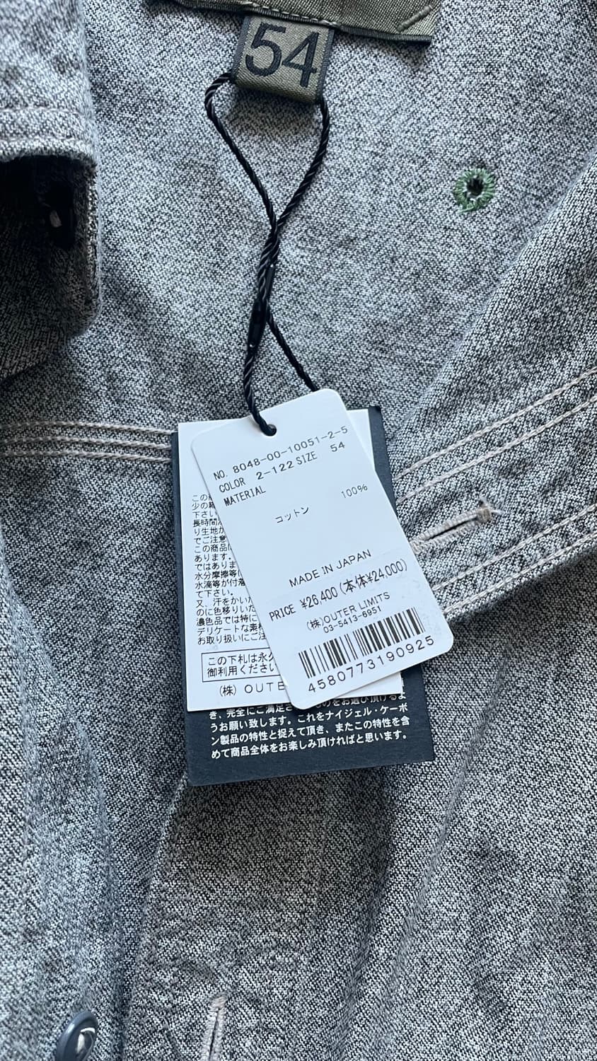 나이젤카본 메디컬 샴브레이셔츠 솔트&페퍼 54 XXL 새제품 상품이미지4