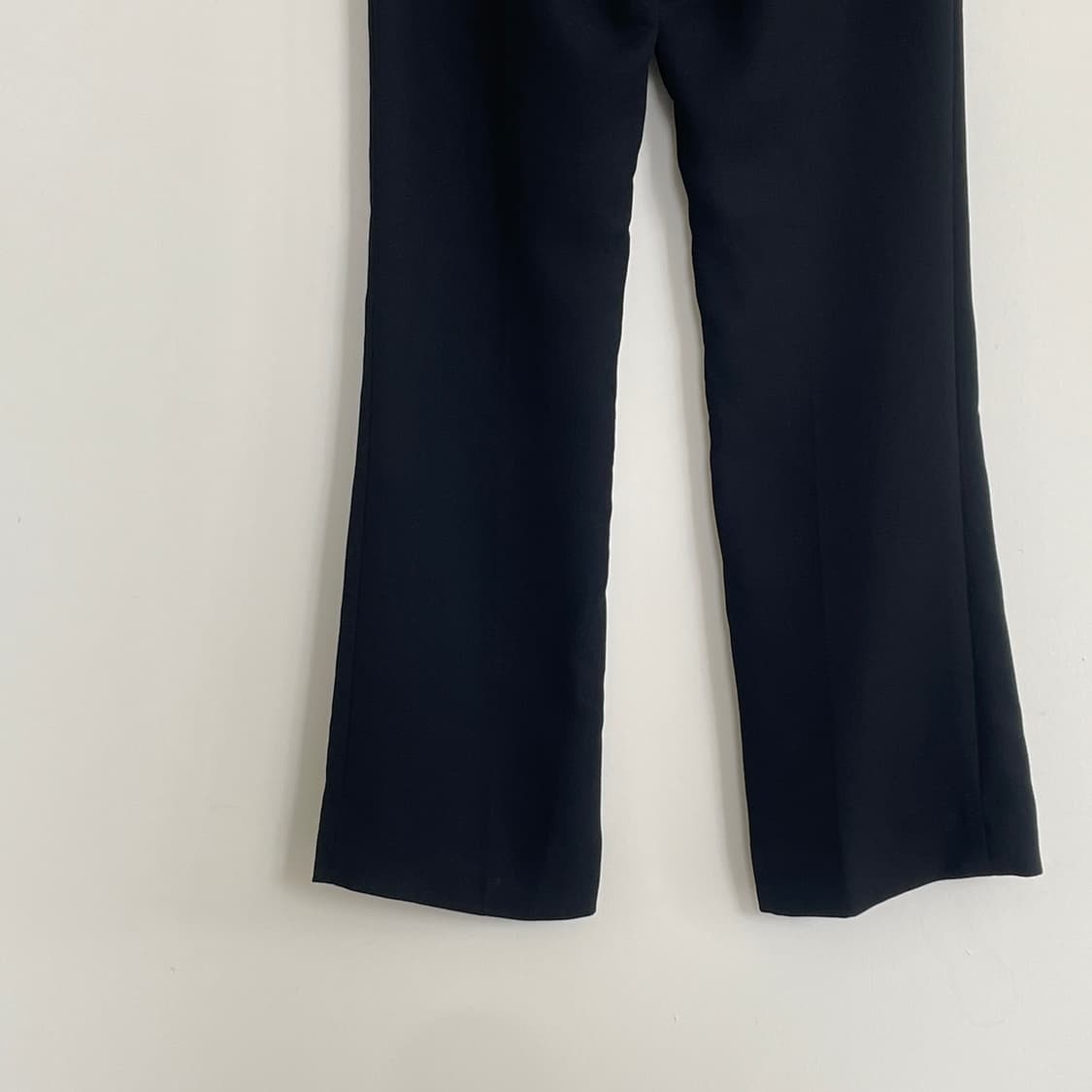 버버리 블랙 세미 부츠컷 슬랙스 상품이미지6