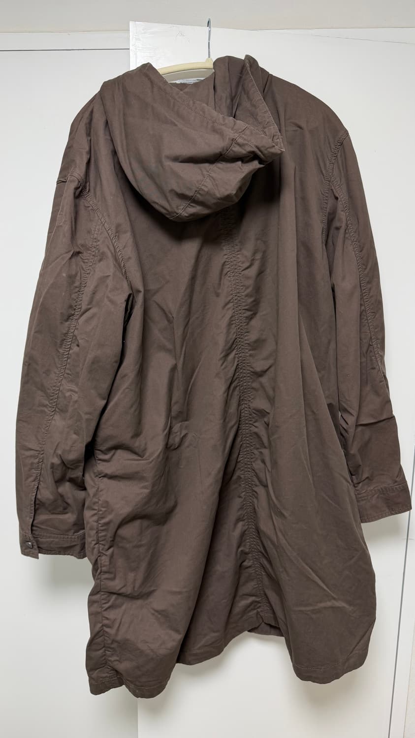 ZARA 남성 후드 야상 자켓 XL 브라운 상품이미지2