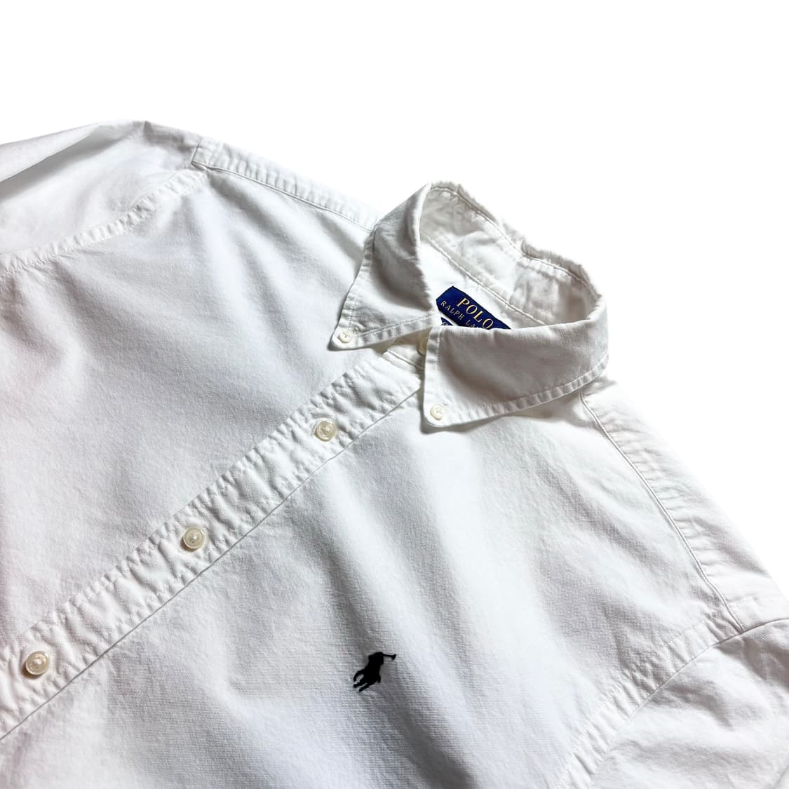 폴로 옥스퍼드면 화이트 셔츠 상품이미지2