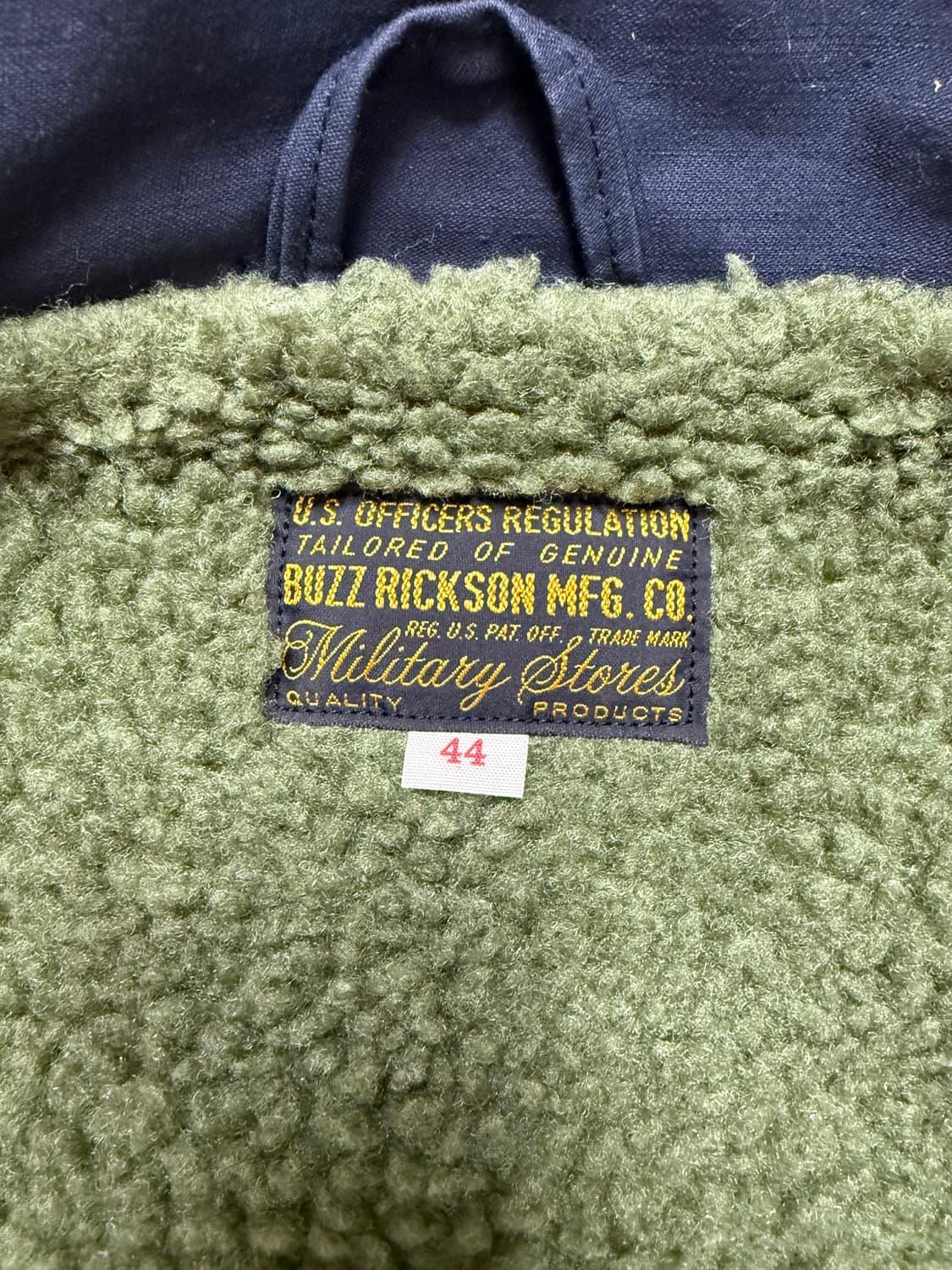 (44) 버즈릭슨 타입 덱 A-2  시빌리언 모델 네이비 상품이미지4