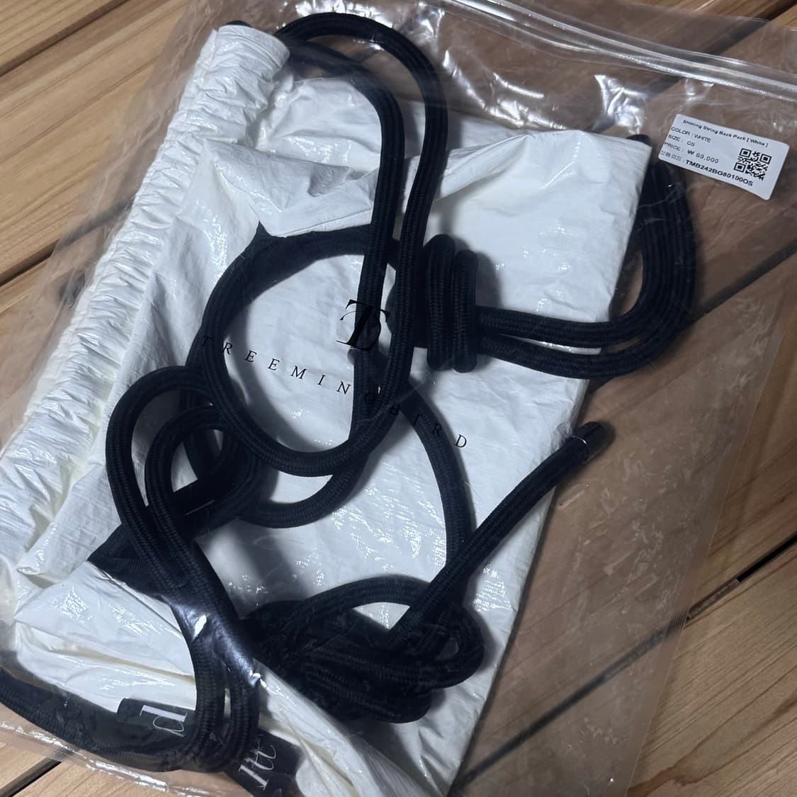 트리밍버드 샤이닝 스트링 백팩 짐색 String Back pack 상품이미지2