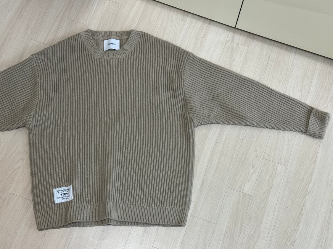 Wtaps 베이지 카키 니트 L 상품이미지4