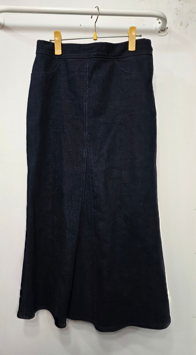 타임 여성 데님 롱 치마 상품이미지1