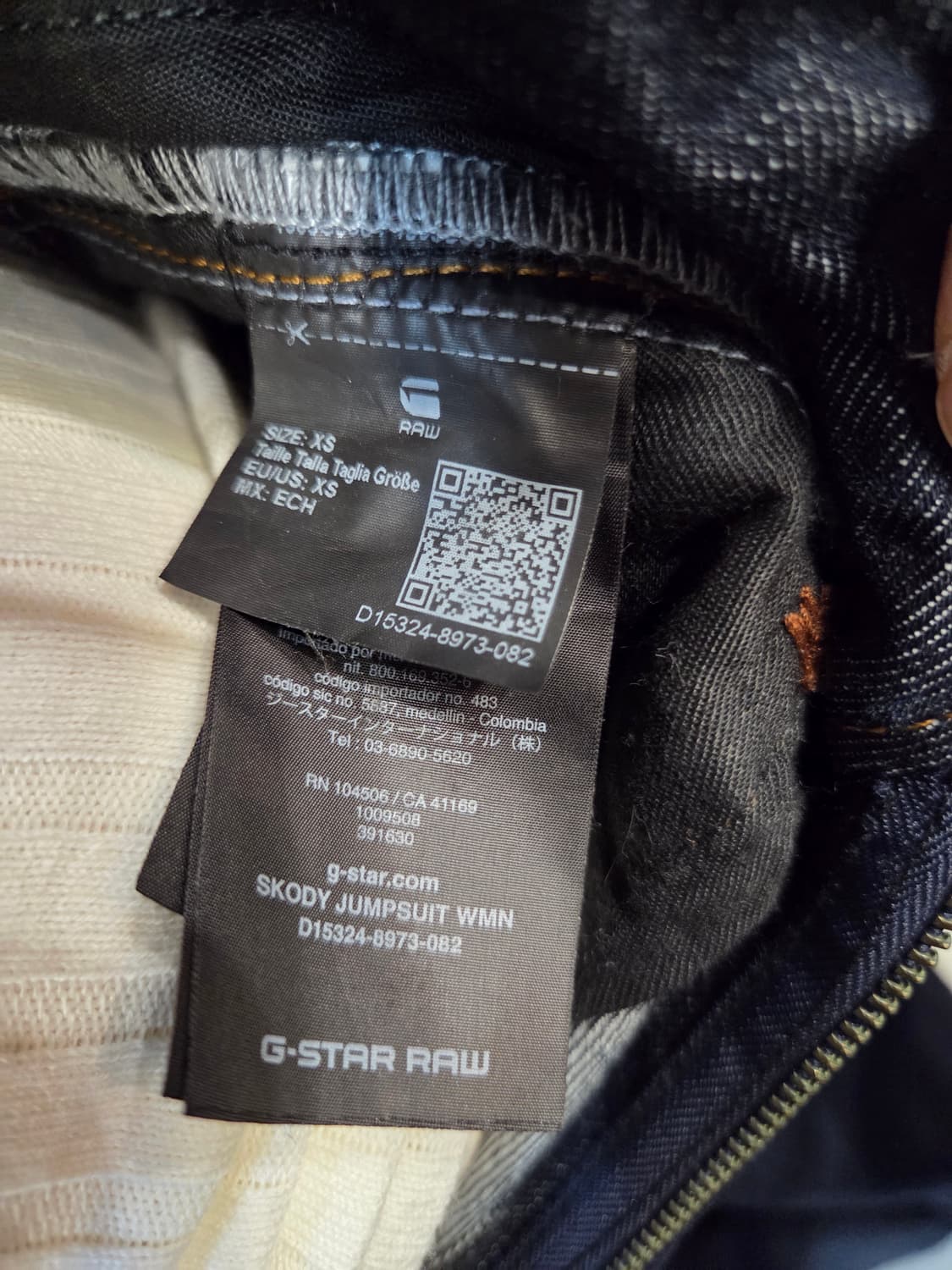 G-STAR 데님 멜빵 바지 점프수트(SX)디피용 상품이미지8