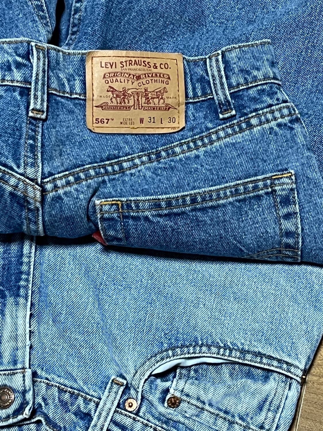 90s 빈티지 리바이스 567 USA 상품이미지9