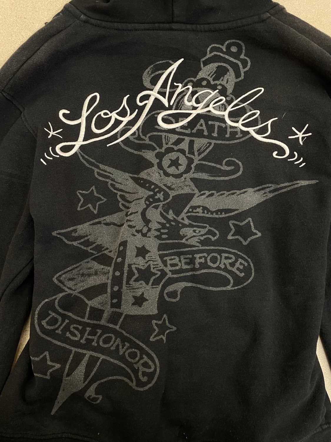 에드하디 자수 프린팅 후드집업 상품이미지7