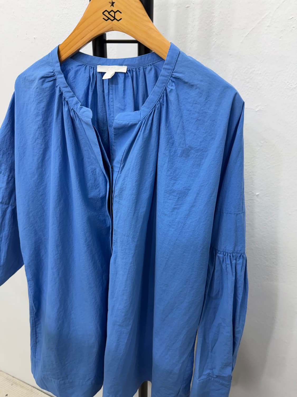 정품) COS 코스 블루 셔츠 블라우스 32 상품이미지3