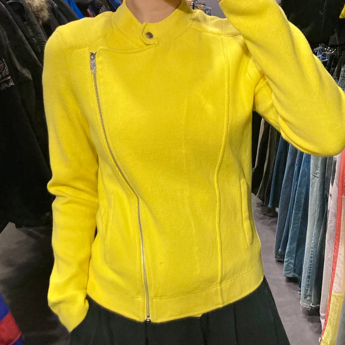 [IM]폴로 니트 라이더 집업 자켓 상품이미지5