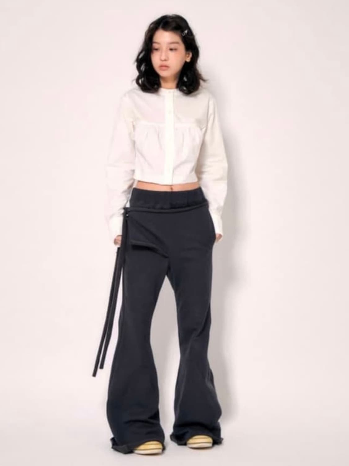 로레일즈 레이어드 부츠컷 스웻팬츠 상품이미지3