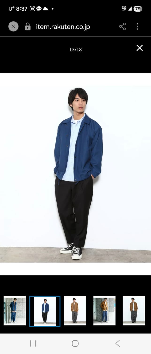 L) JUNRED 준레드 코치 자켓 팝니다 상품이미지3