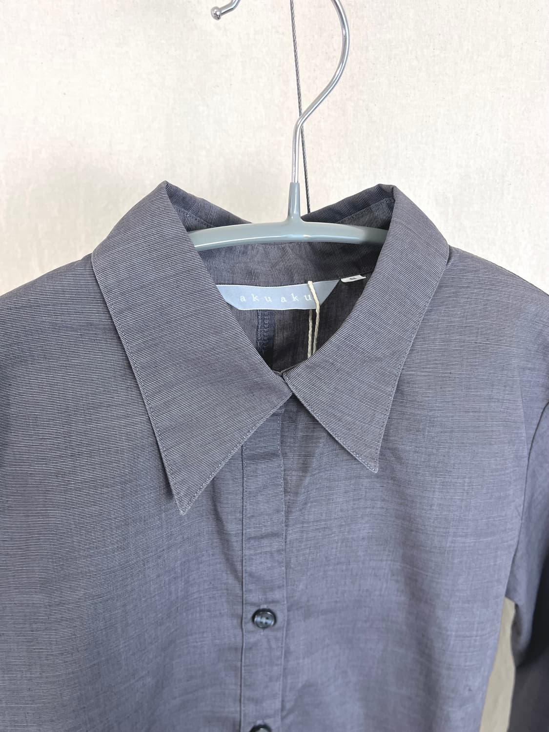 Charcoal 3/4 sleeve Shirt 상품이미지4
