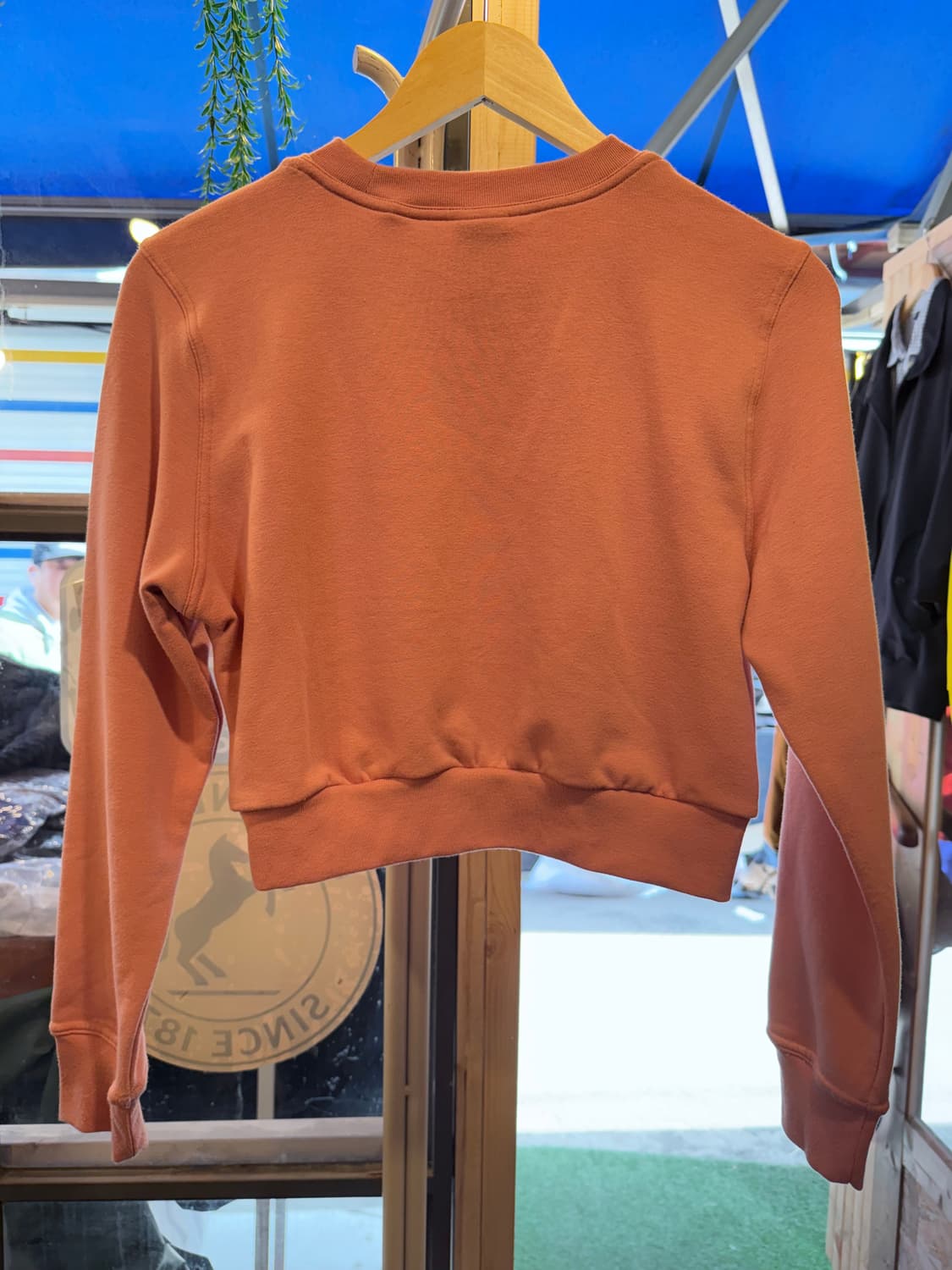 나이키 핑크 크롭 맨투맨 상품이미지3