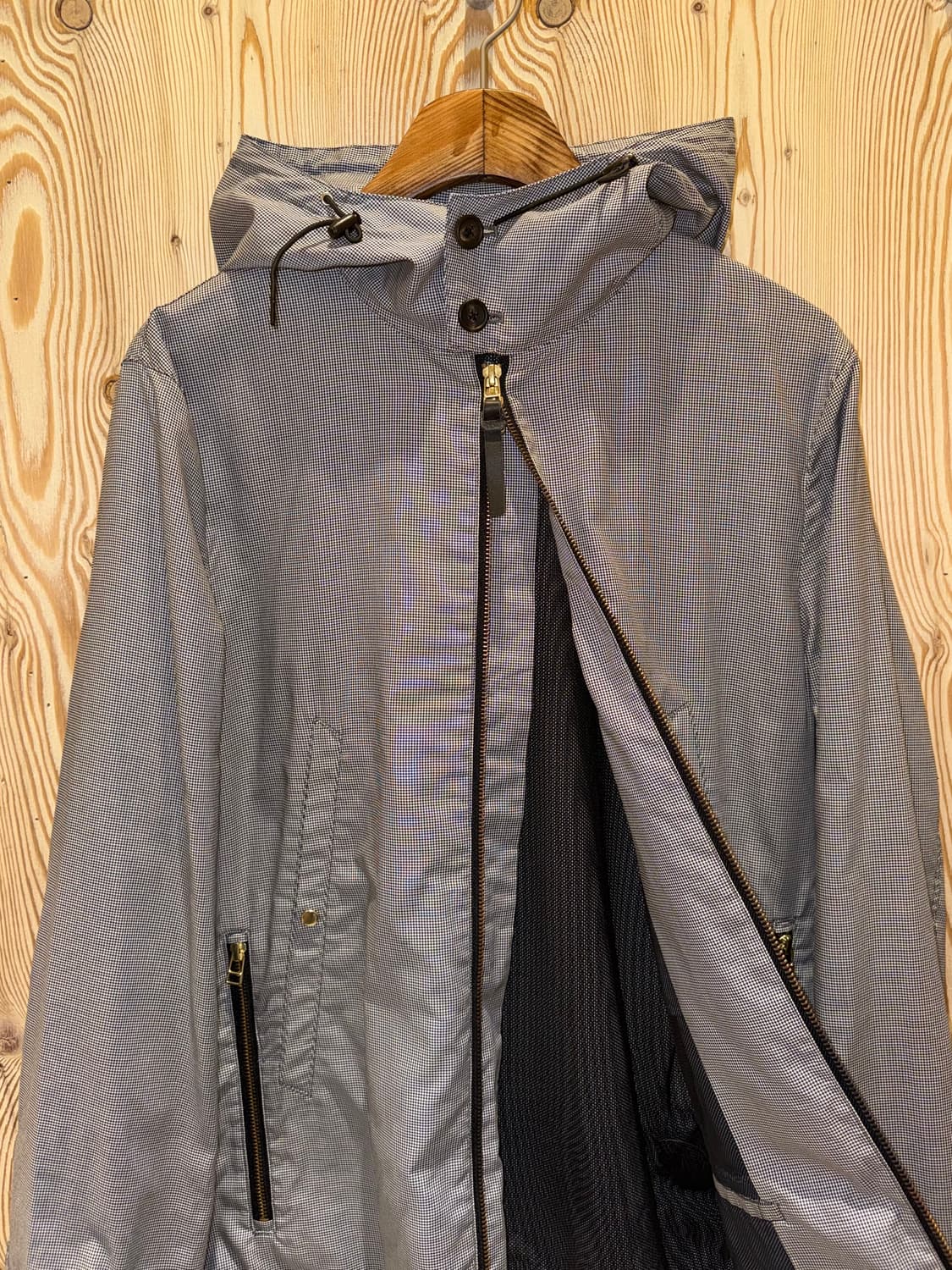 폴스미스 체크 후드 블루종 자켓 상품이미지2