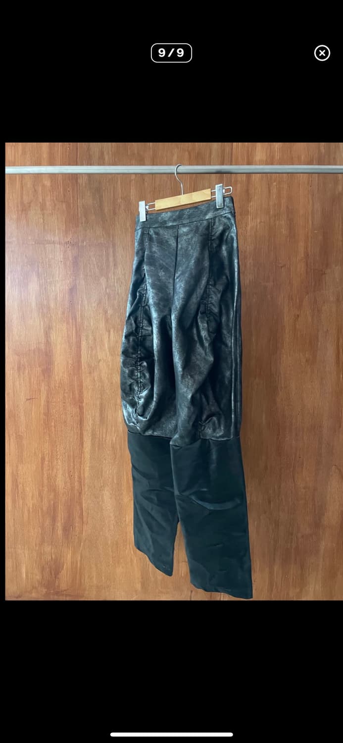 Faye파예 Glossy balloon leather long pants 상품이미지6