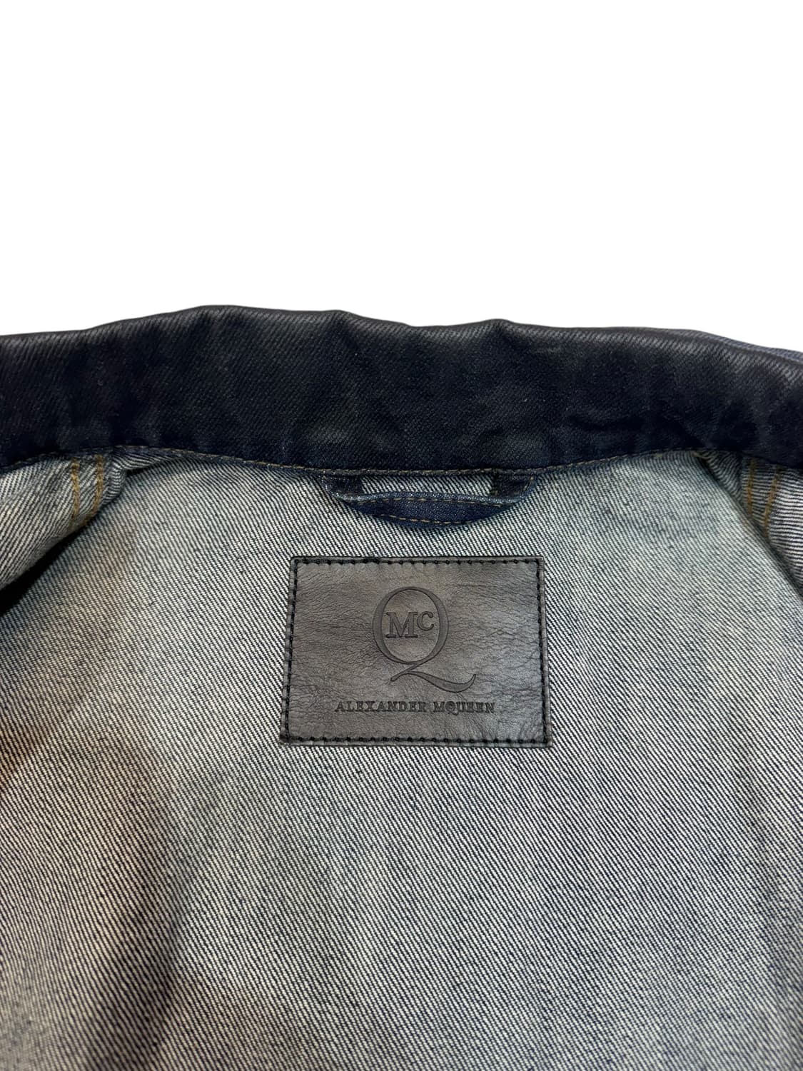 알렉산더 맥퀸 MCQ 오버다이드 흑청 트러커 자켓 made in ITAL 상품이미지6