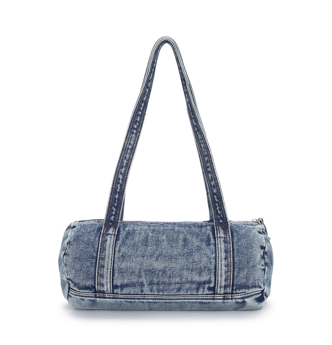 마뗑킴 matin kim 로고 워시드 데님 더플백 가방 상품이미지2