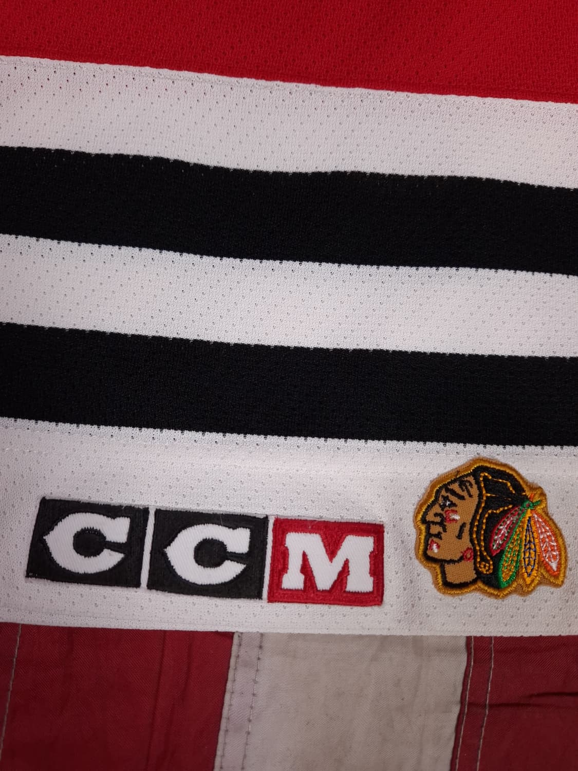 오리지날 90's 캐나다 CCM X NHL시카고 블랙호크스 아이스하키져지 상품이미지7