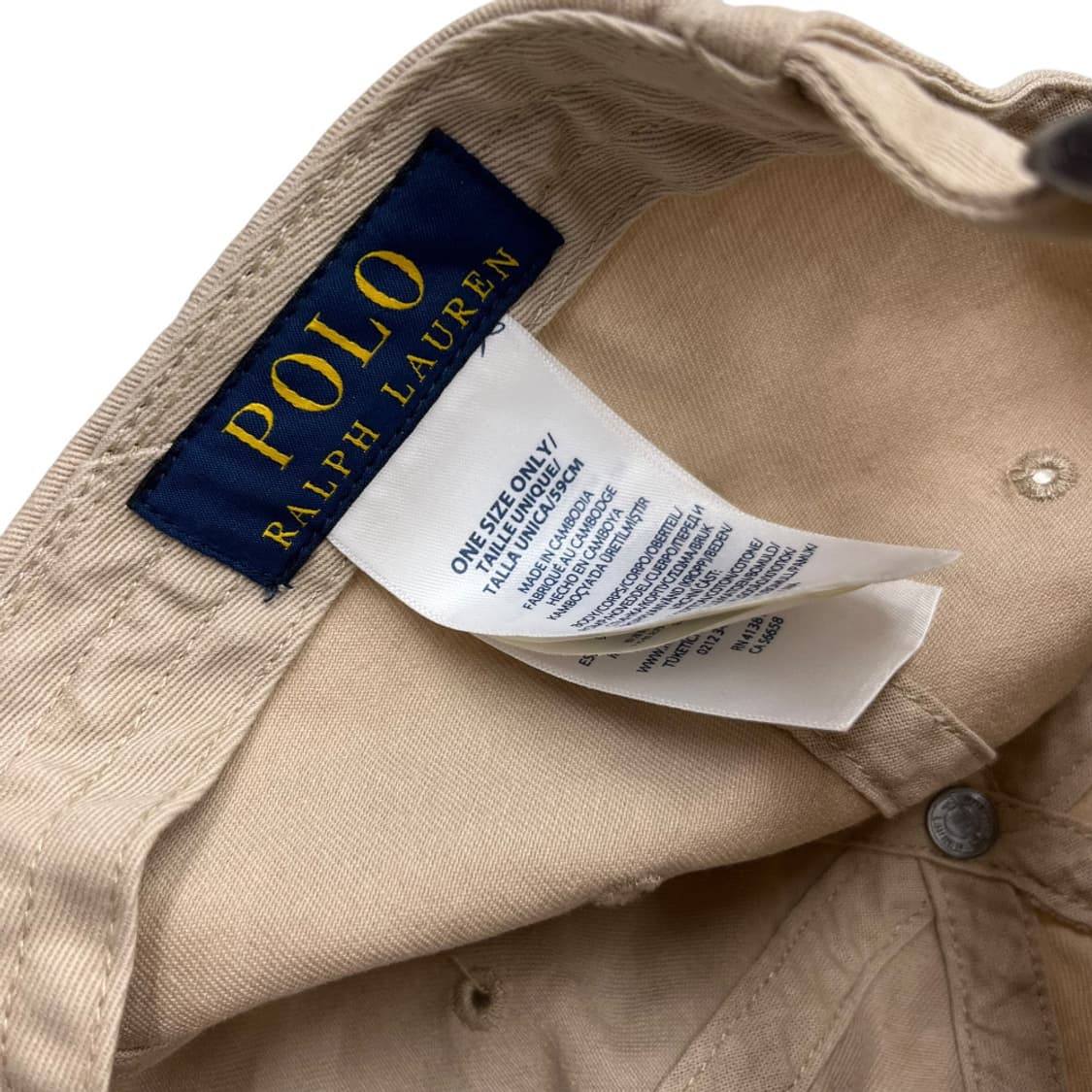 폴로 랄프로렌 네이비포니 베이지 볼캡 상품이미지9