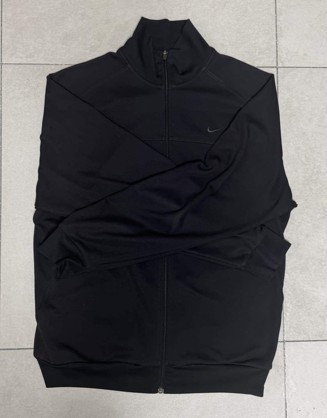 나이키 블랙 스우시 집업 트랙탑 XL 상품이미지1