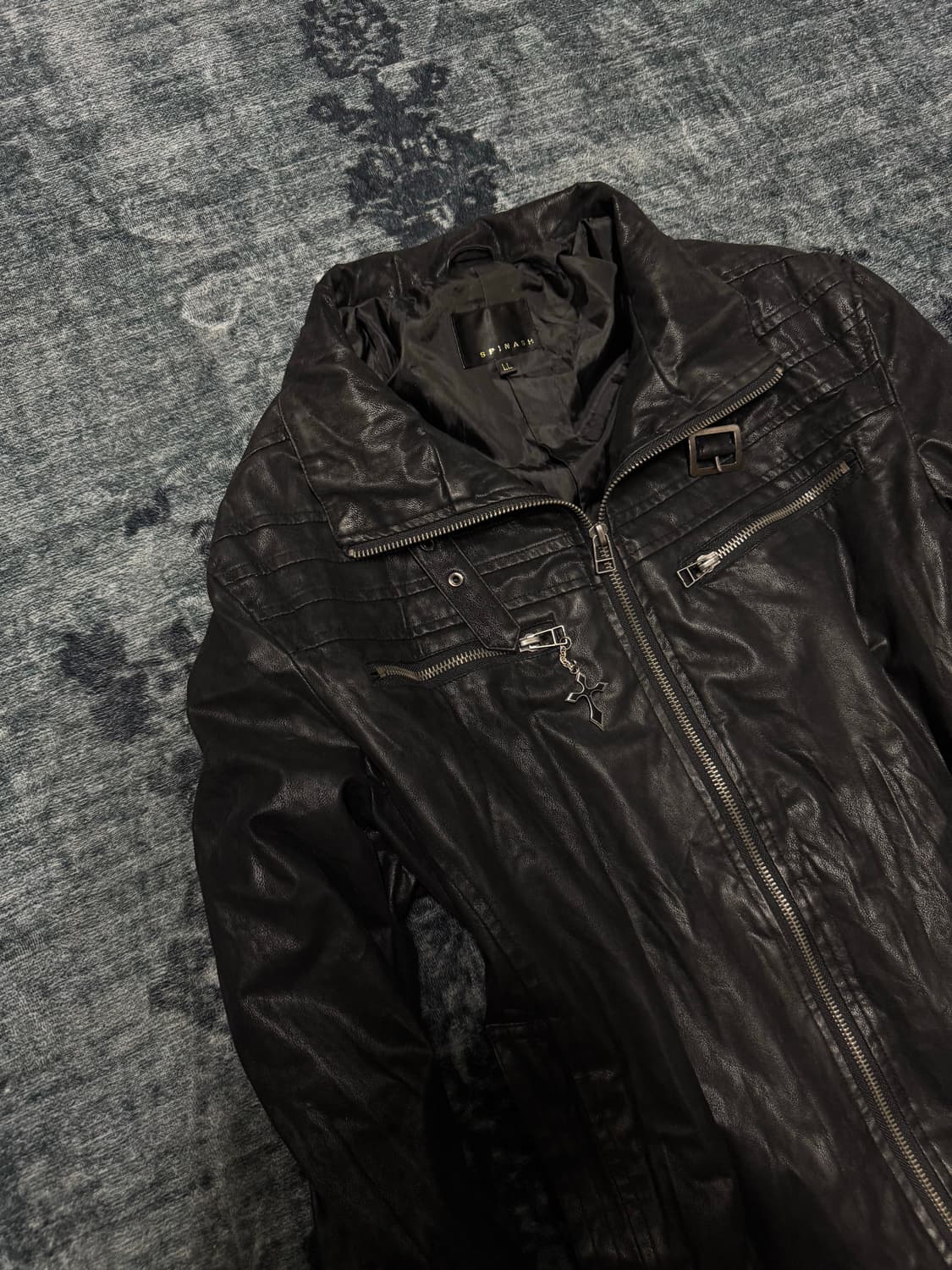 Spinash 00s cross charm coated rider jac 상품이미지2