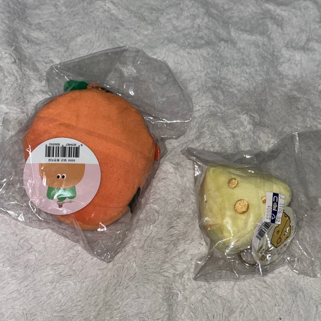 당근 동전지갑 + 인형 치즈키링 새상품 상품이미지2