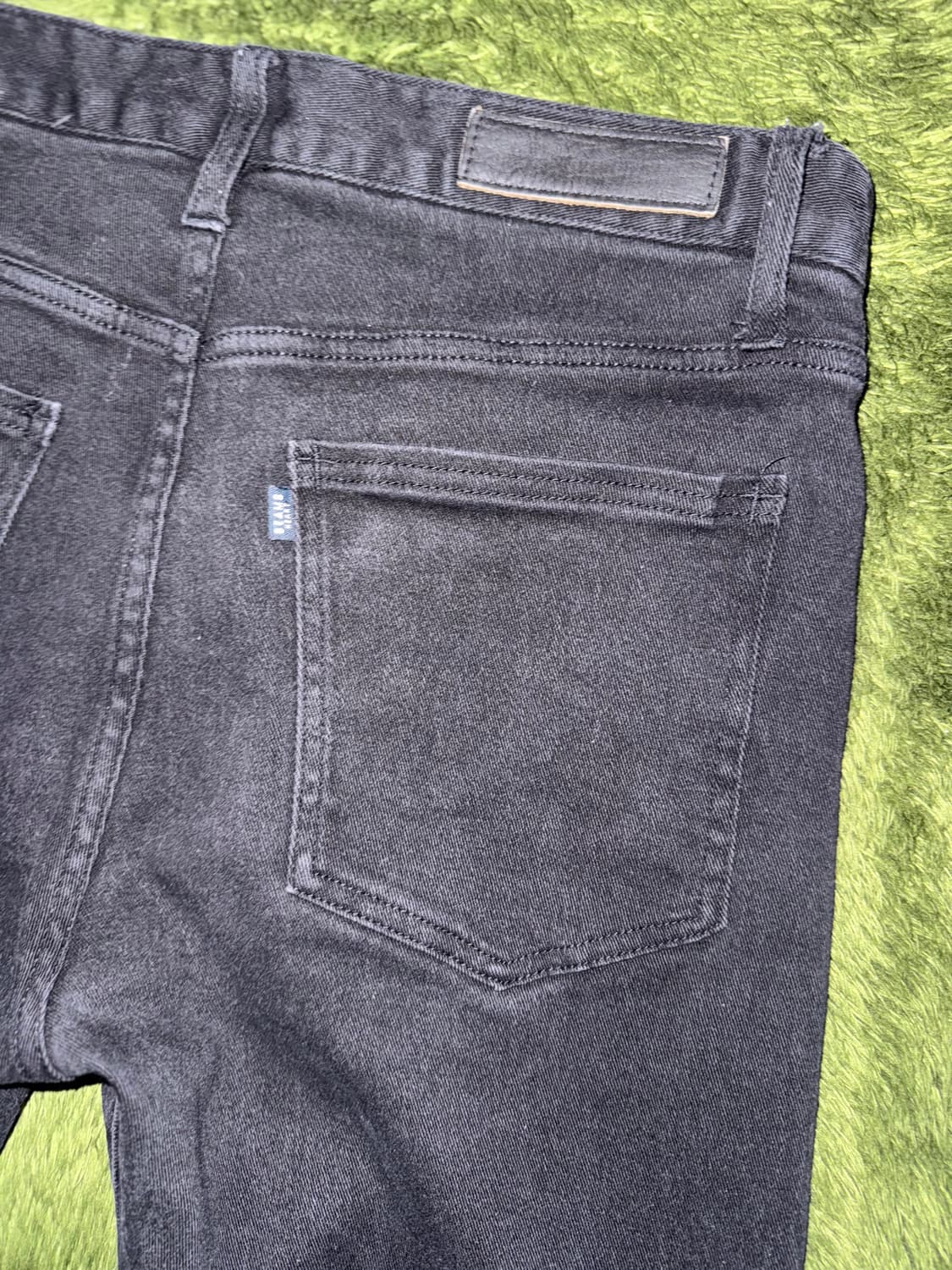 [L] Beams 빔즈 하트 재팬 워싱 코튼 팬츠 블랙 상품이미지9