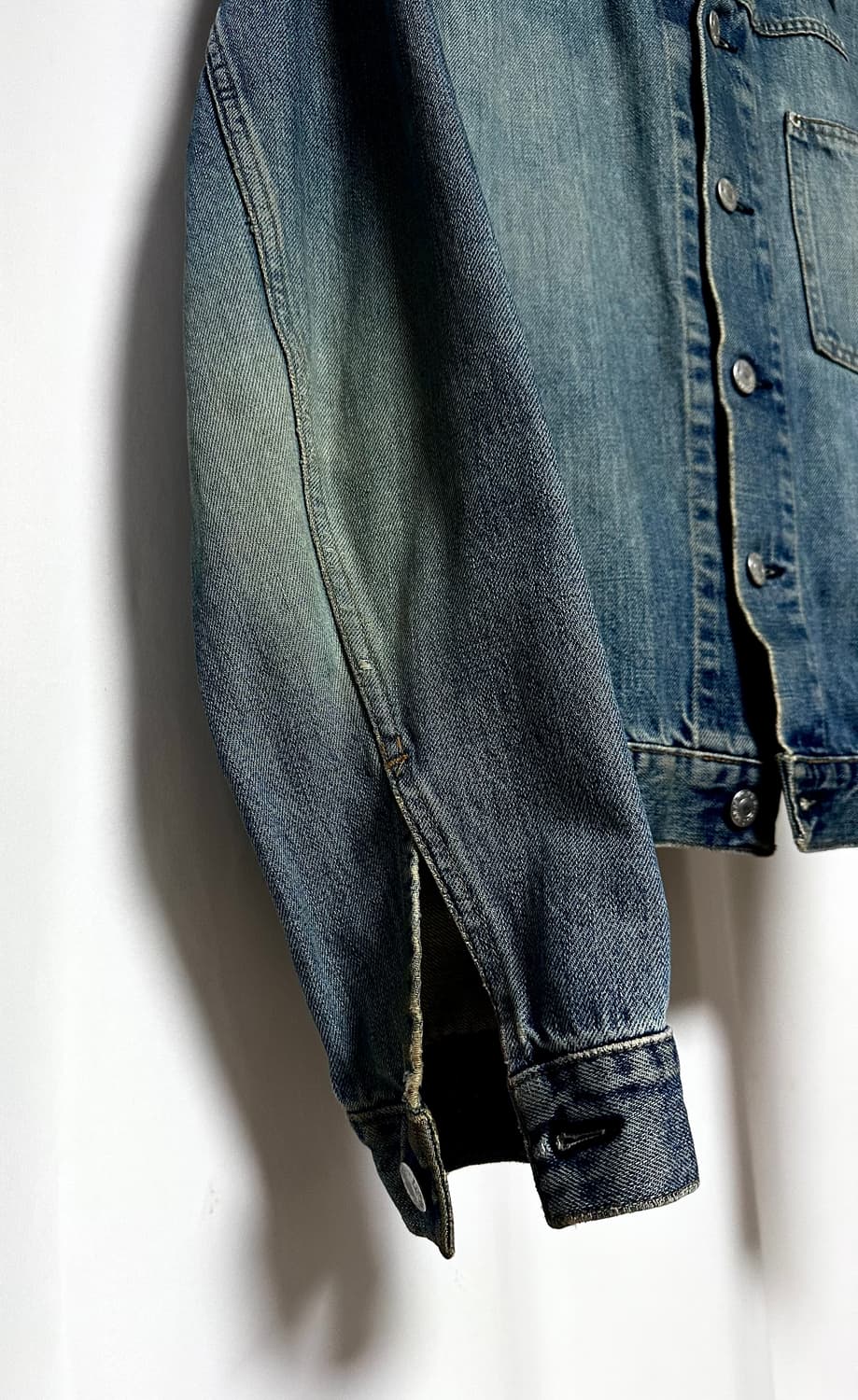헬무트랭 90s Vintage Denim 녹워시 트러커 자켓 상품이미지6