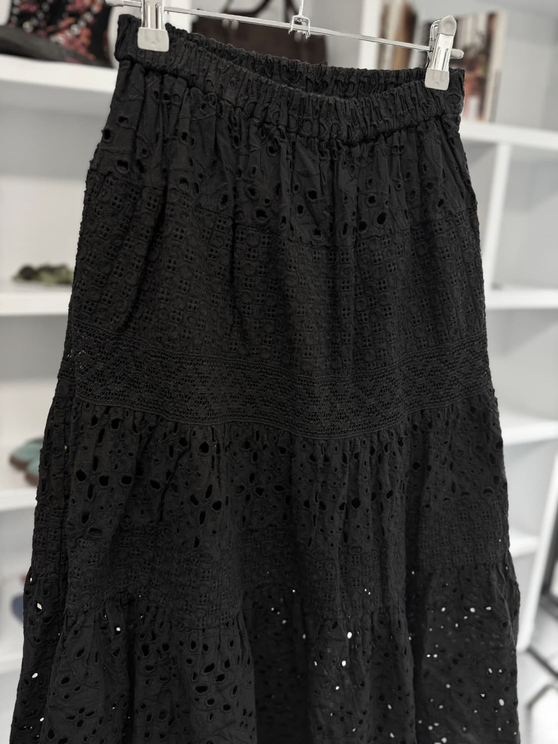 lena 펀칭 스커트 상품이미지2