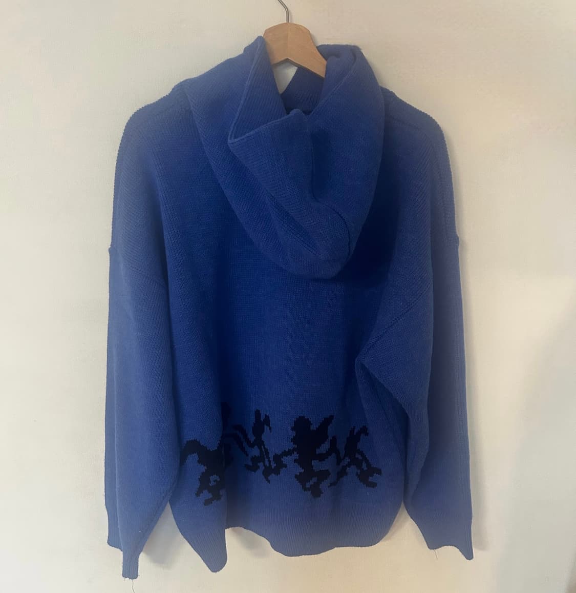 이스트쿤스트 homie hood knit blue 상품이미지2